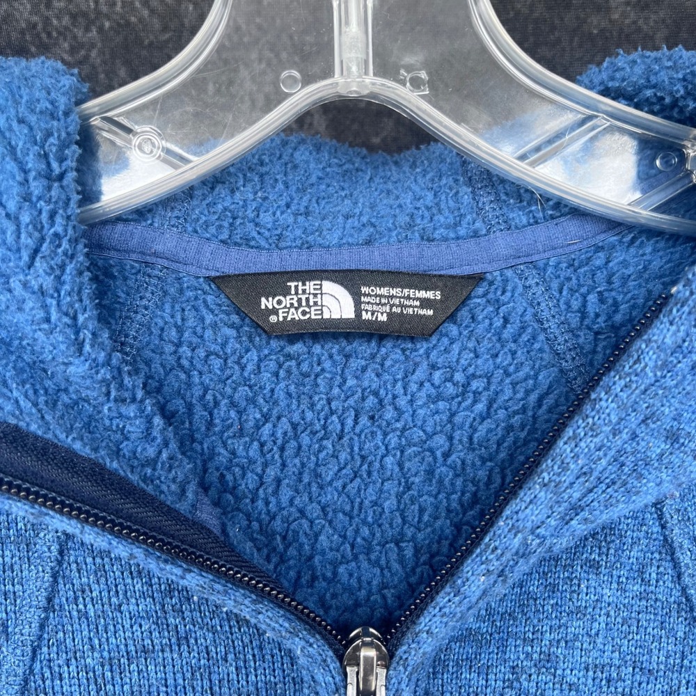 The North Face Women's Crescent Fleece Full Zip Jacket Gorpcore Hiking Size M - Picture 2 of 6